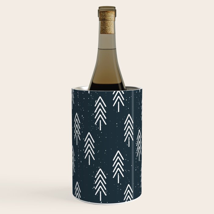 Pine Trees . Navy Wine Chiller Gallery Image 2