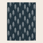 Pine Trees . Navy Poster Gallery Image 4