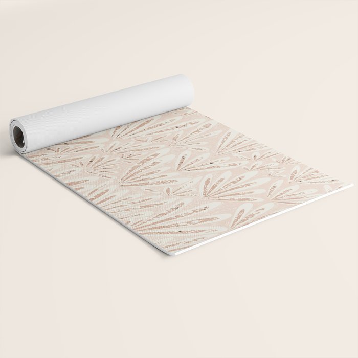 calming essentials meadow chalky rose Yoga Mat Gallery Image 2