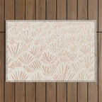 calming essentials meadow chalky rose Outdoor Rug Gallery Image 1