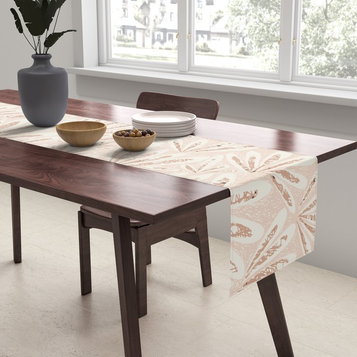 calming essentials meadow chalky rose Table Runner Gallery Image 2