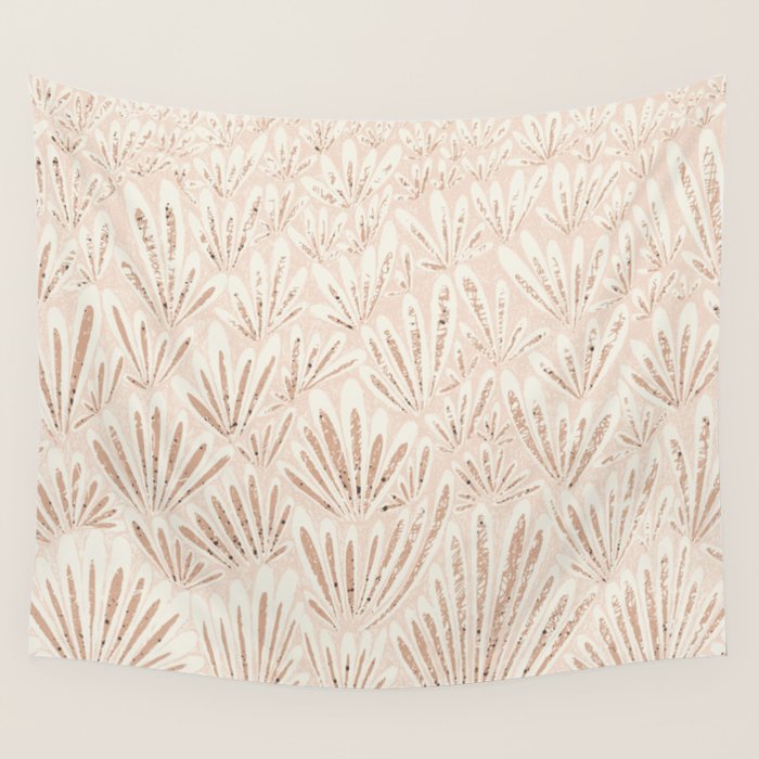 calming essentials meadow chalky rose Wall Tapestry Gallery Image 4