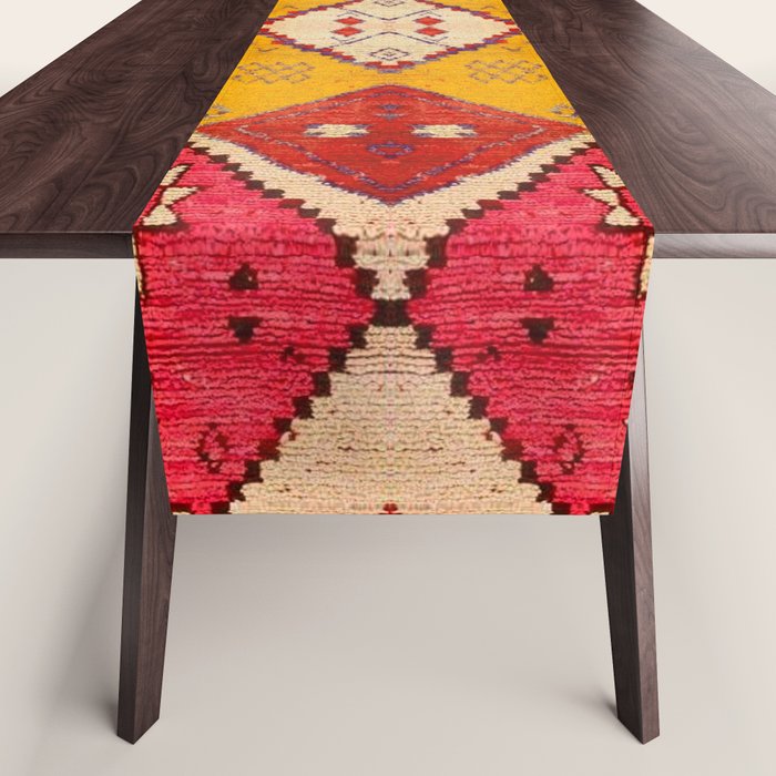Heritage Moroccan Berber Carpet Design Table Runner Gallery Image 1