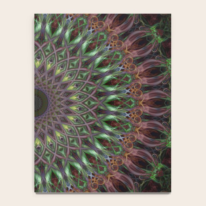 Purple and green mandala Notebook Gallery Image 4