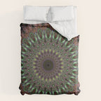 Purple and green mandala Comforter Gallery Image 6
