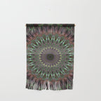 Purple and green mandala Wall Hanging Gallery Image 1