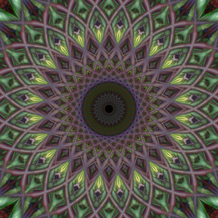 Purple and green mandala Coffee Mug Gallery Image 2