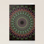 Purple and green mandala Stationery Card Gallery Image 2
