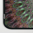 Purple and green mandala Laptop Sleeve Gallery Image 3