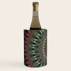Purple and green mandala Wine Chiller Gallery Image 2