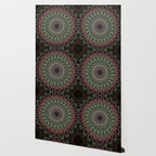 Purple and green mandala Wallpaper Gallery Image 2