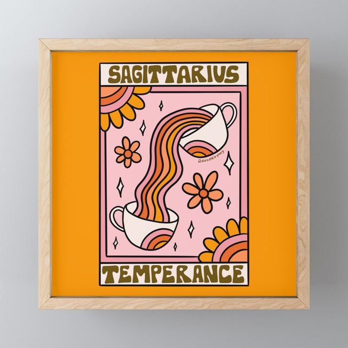 Sagittarius Tarot Card Mini Art Print Gallery Image 1