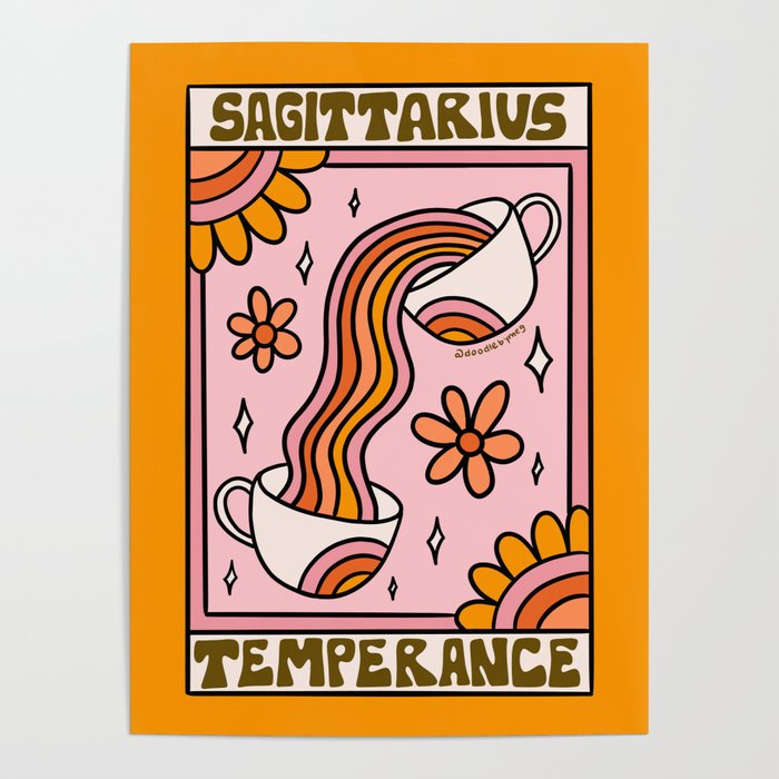 Sagittarius Tarot Card Poster Gallery Image 1
