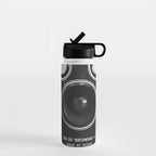 Vintage Brownie Kodak camera still life - retro film analog photography - black and white print Water Bottle Gallery Image 1