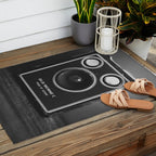Vintage Brownie Kodak camera still life - retro film analog photography - black and white print Outdoor Rug Gallery Image 2