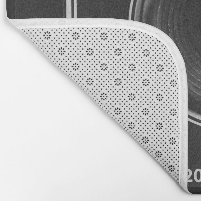 Vintage Brownie Kodak camera still life - retro film analog photography - black and white print Bath Mat Gallery Image 2