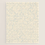 Abstract floral petal line art pattern Jigsaw Puzzle Gallery Image 1