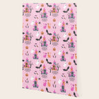 Pink Halloween pastel spooky party Wallpaper Gallery Image 2