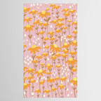 Chamomile Dream Pink Tablecloth Gallery Image 2