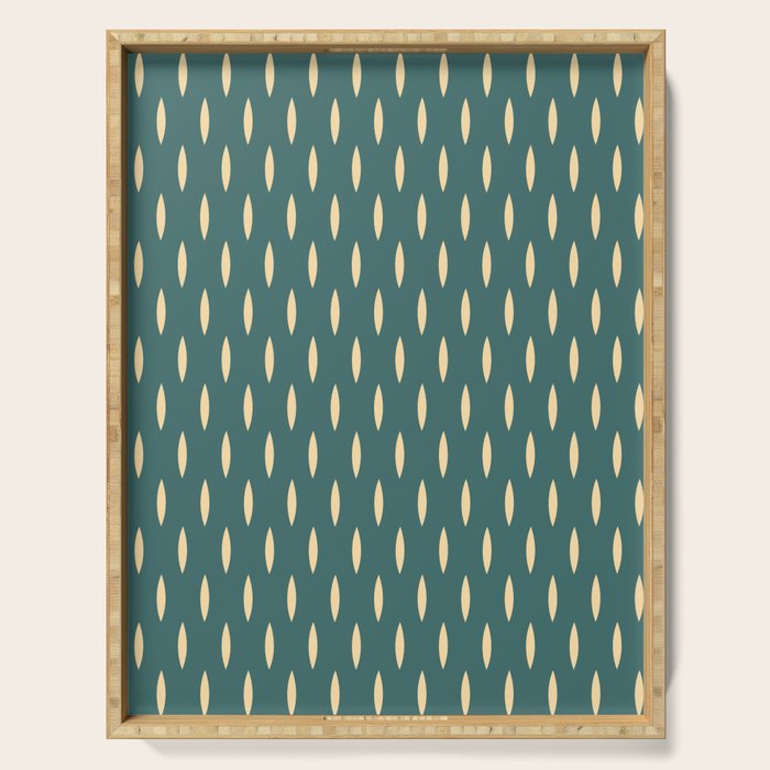 Minimalist Dash Pattern Casvani Serving Tray Gallery Image 1