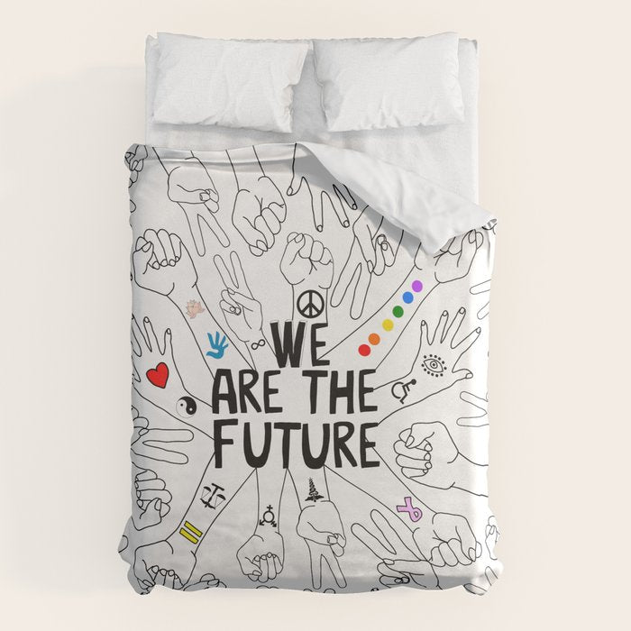We Are The Future Tattoos Part 1 Duvet Cover Gallery Image 1