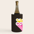 OK, but coffee first - retro typography Wine Chiller Gallery Image 2