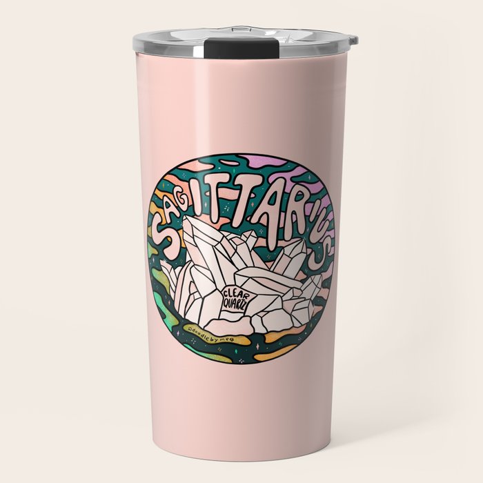 Sagittarius Crystal Travel Mug Gallery Image 1