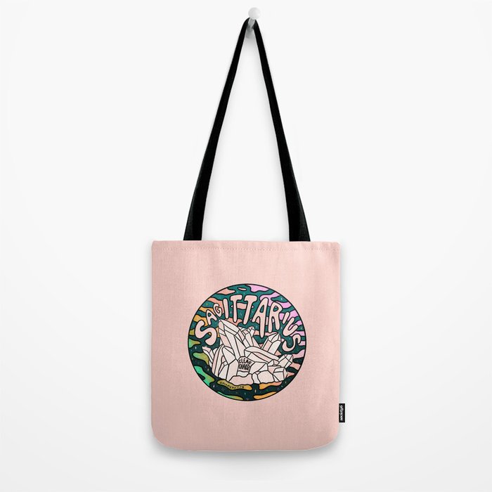 Sagittarius Crystal Tote Bag Gallery Image 2