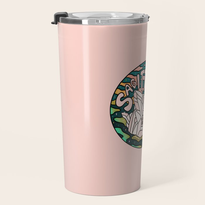 Sagittarius Crystal Travel Mug Gallery Image 3
