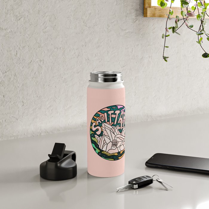 Sagittarius Crystal Water Bottle Gallery Image 4