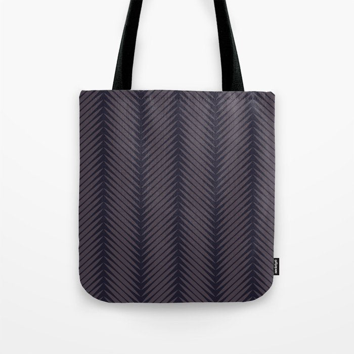 Palm Leaf Pattern - Midnight Tote Bag Gallery Image 1