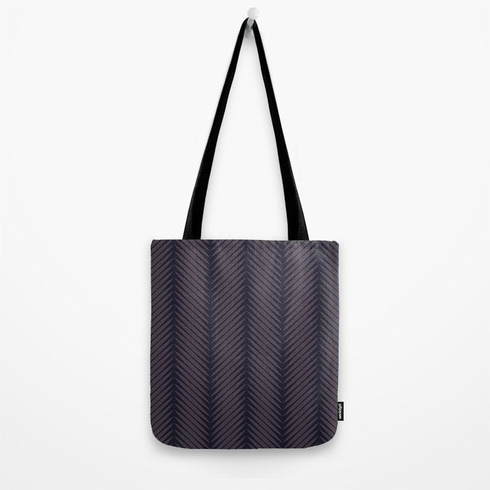 Palm Leaf Pattern - Midnight Tote Bag Gallery Image 2