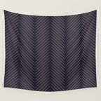 Palm Leaf Pattern - Midnight Wall Tapestry Gallery Image 4