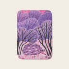 Purple Hedgehog Bath Mat Gallery Image 1