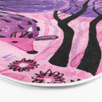 Purple Hedgehog Bath Mat Gallery Image 3