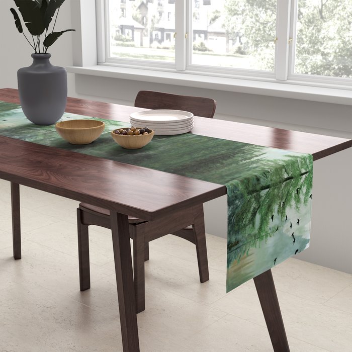 Mountain Morning 2 Table Runner Gallery Image 2
