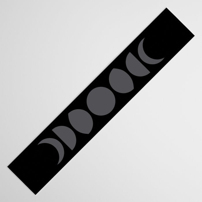 Minimal Moon Phases VII Table Runner Gallery Image 3