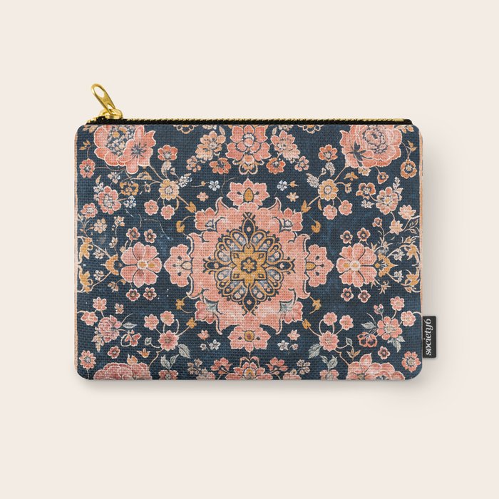 Floral Antiquity Carry All Pouch Gallery Image 1