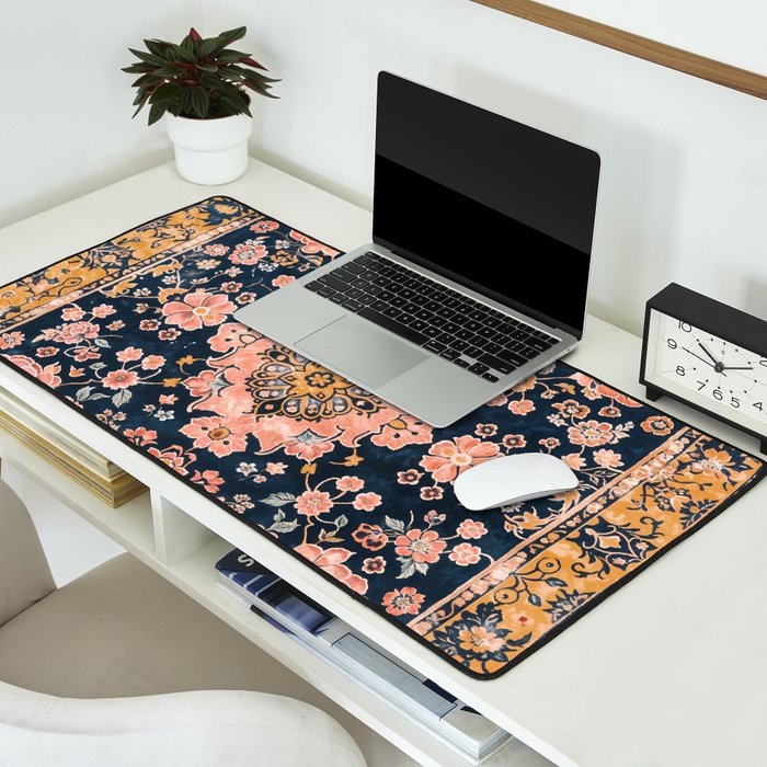 Floral Antiquity Desk Mat Gallery Image 2