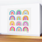 Colorful Rainbows Wall Mural Gallery Image 2