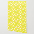 Patterned Geometric Shapes CLVI Bright Yellow Wallpaper Gallery Image 2