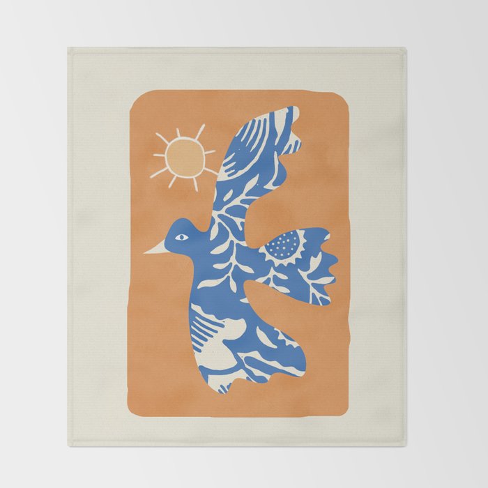Abstract Flight 13 Throw Blanket Gallery Image 2