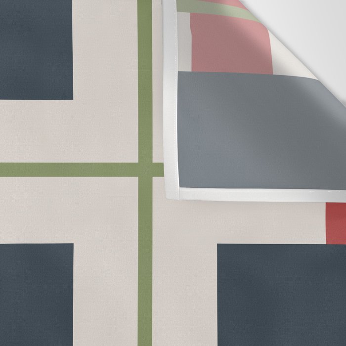 Classic Holiday Plaid Pattern Wall Tapestry Gallery Image 3
