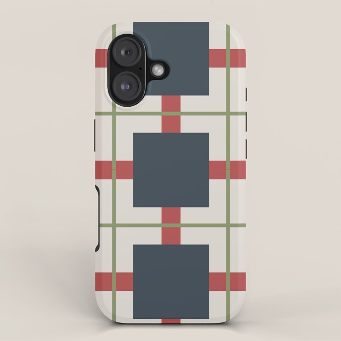 Classic Holiday Plaid Pattern iPhone Case Gallery Image 1