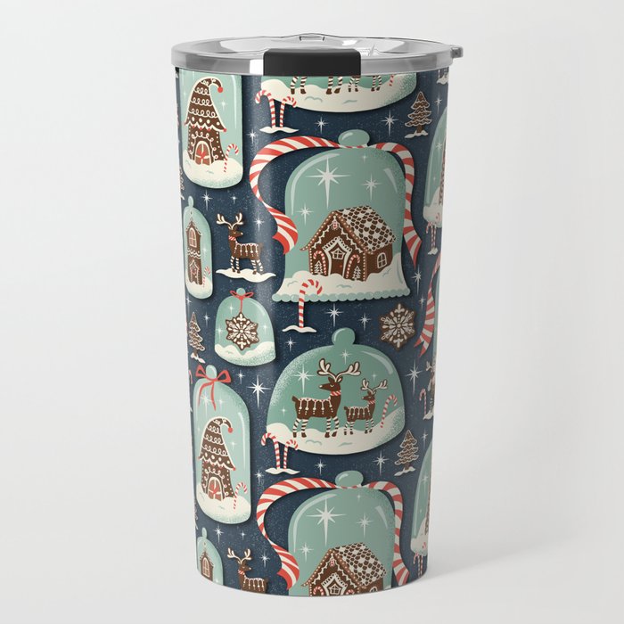 Gingerbread Village Travel Mug Gallery Image 1
