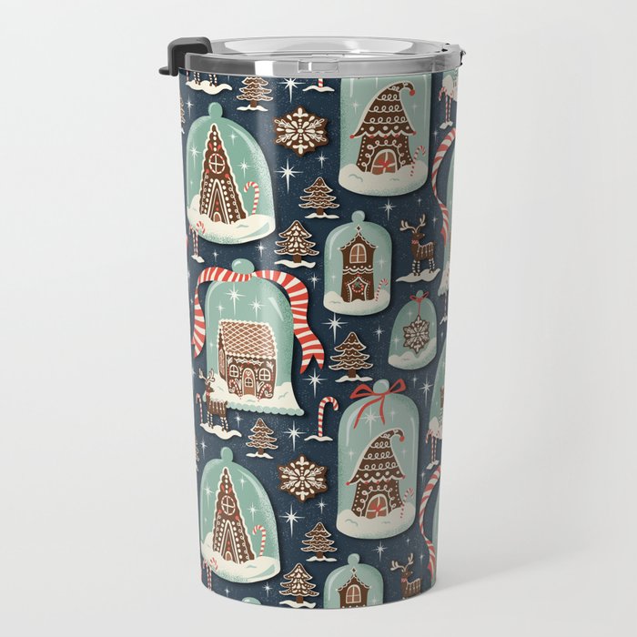 Gingerbread Village Travel Mug Gallery Image 3