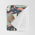 Gingerbread Village Throw Blanket Gallery Image 3