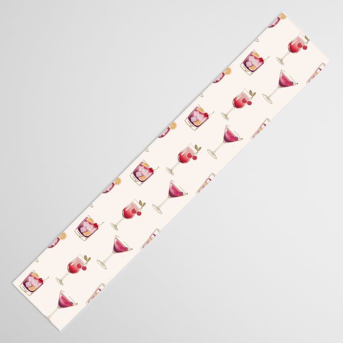  Light Glam Cocktails Theme Table Runner Gallery Image 3