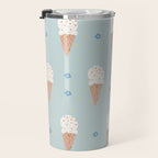 Sprinkle Ice Cream Pattern Travel Mug Gallery Image 3