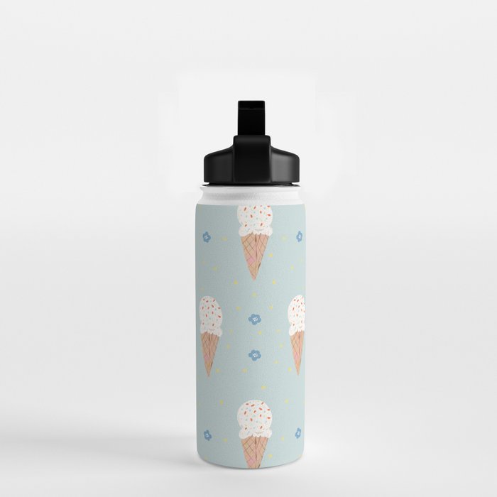 Sprinkle Ice Cream Pattern Water Bottle Gallery Image 2